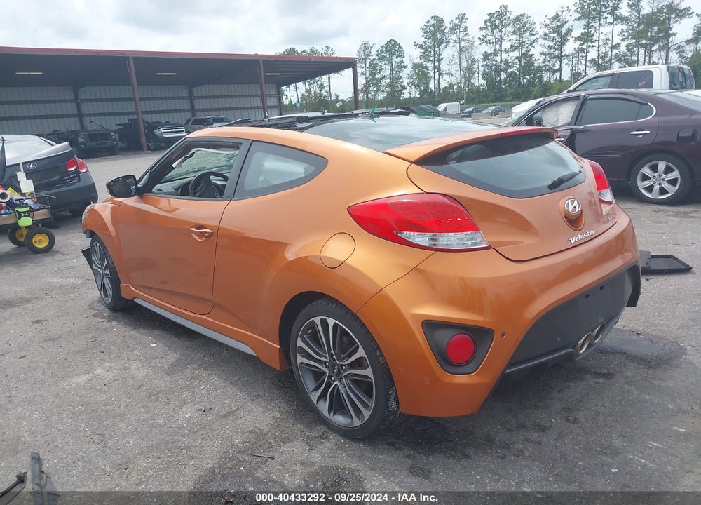 2016 HYUNDAI VELOSTER TURBO VIN: KMHTC6AE8GU301745