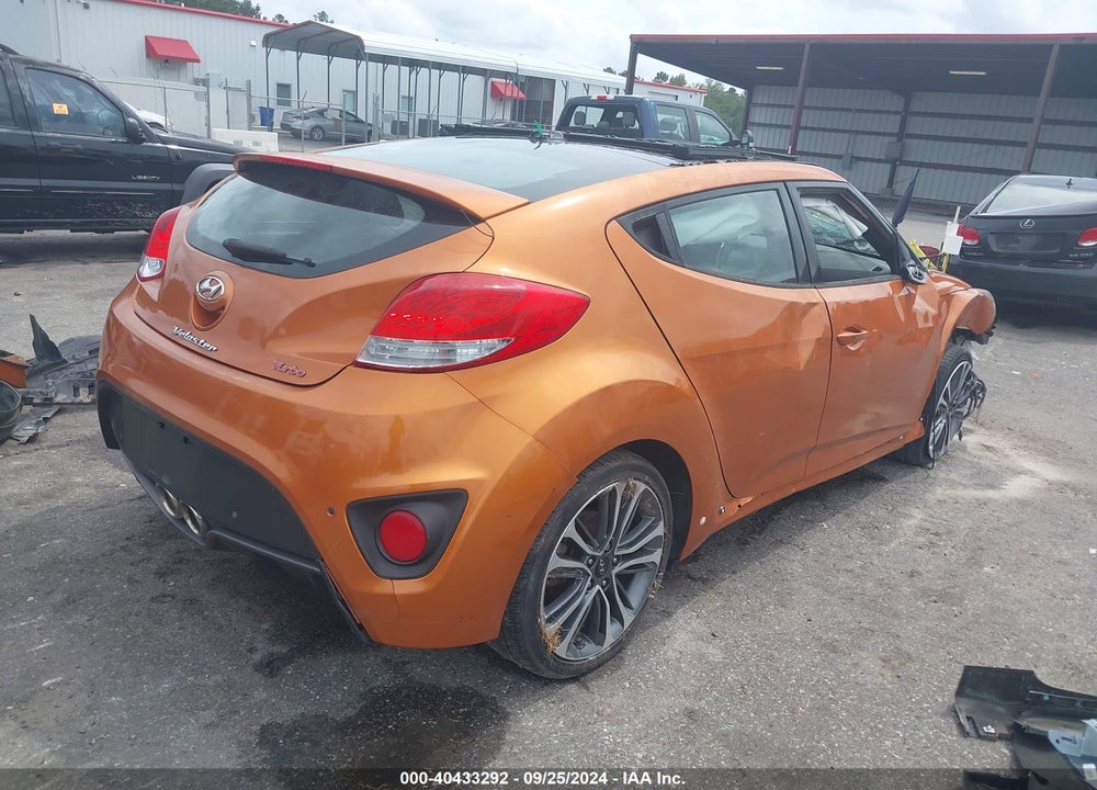 2016 HYUNDAI VELOSTER TURBO VIN: KMHTC6AE8GU301745