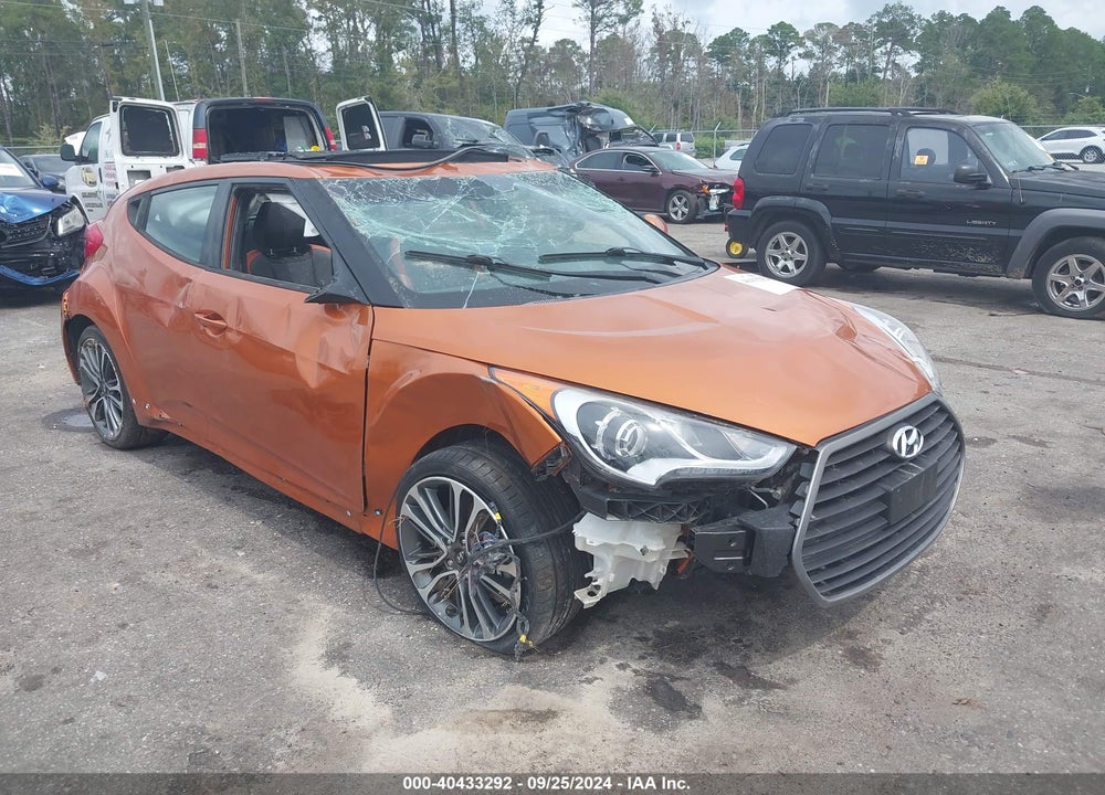 2016 HYUNDAI VELOSTER TURBO VIN: KMHTC6AE8GU301745