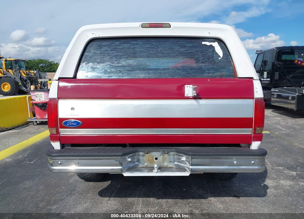 1995 FORD BRONCO U100 VIN: 1FMEU15H3SLA41315
