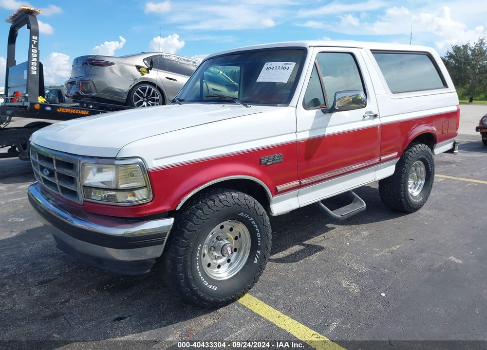 1995 FORD BRONCO U100 VIN: 1FMEU15H3SLA41315