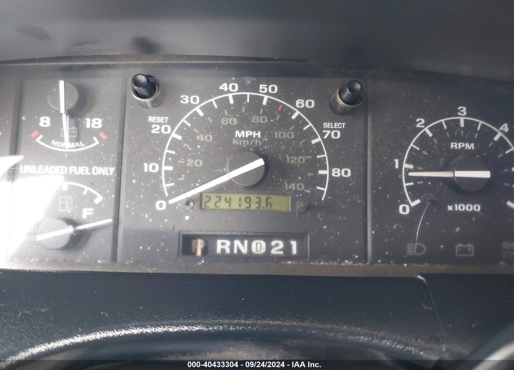 1995 FORD BRONCO U100 VIN: 1FMEU15H3SLA41315