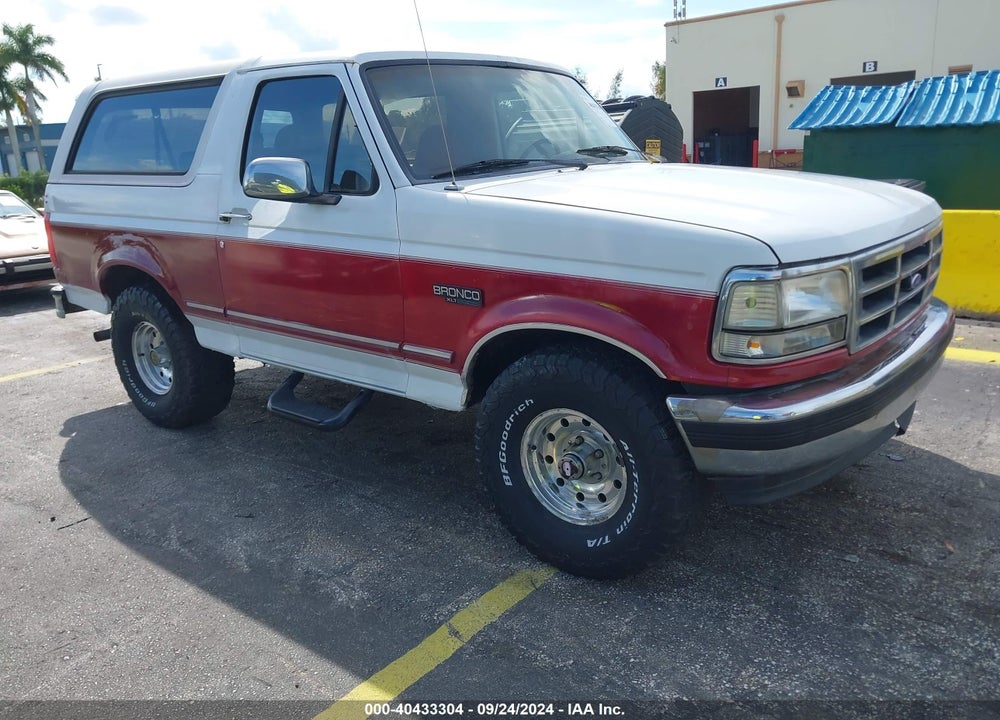 1995 FORD BRONCO U100 VIN: 1FMEU15H3SLA41315