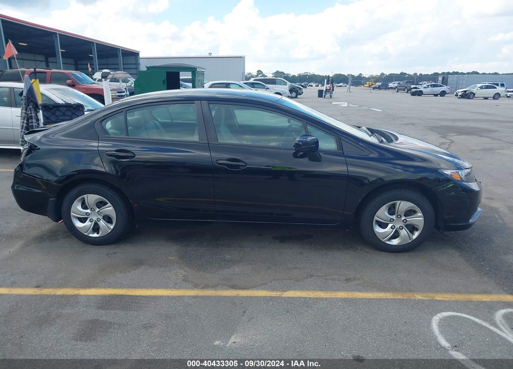 2014 HONDA CIVIC LX VIN: 2HGFB2F52EH502774
