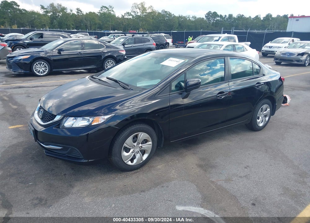 2014 HONDA CIVIC LX VIN: 2HGFB2F52EH502774