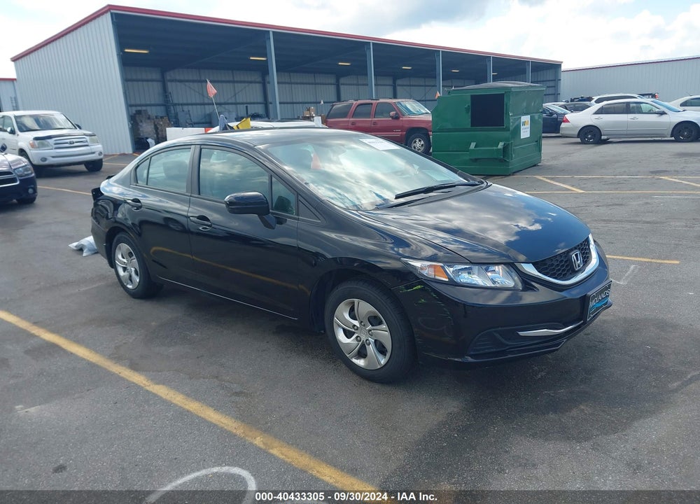 2014 HONDA CIVIC LX VIN: 2HGFB2F52EH502774