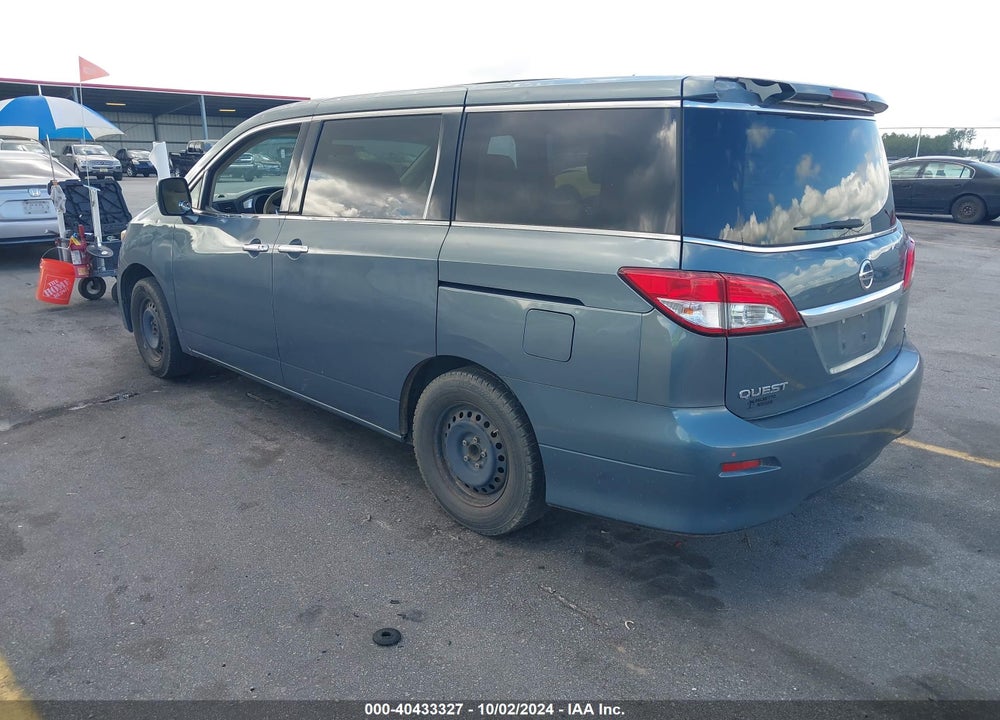 2011 NISSAN QUEST S VIN: JN8AE2KPXB9011263