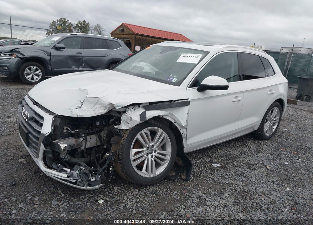 2019 AUDI Q5 45 PREMIUM VIN: WA1BNAFY6K2037827