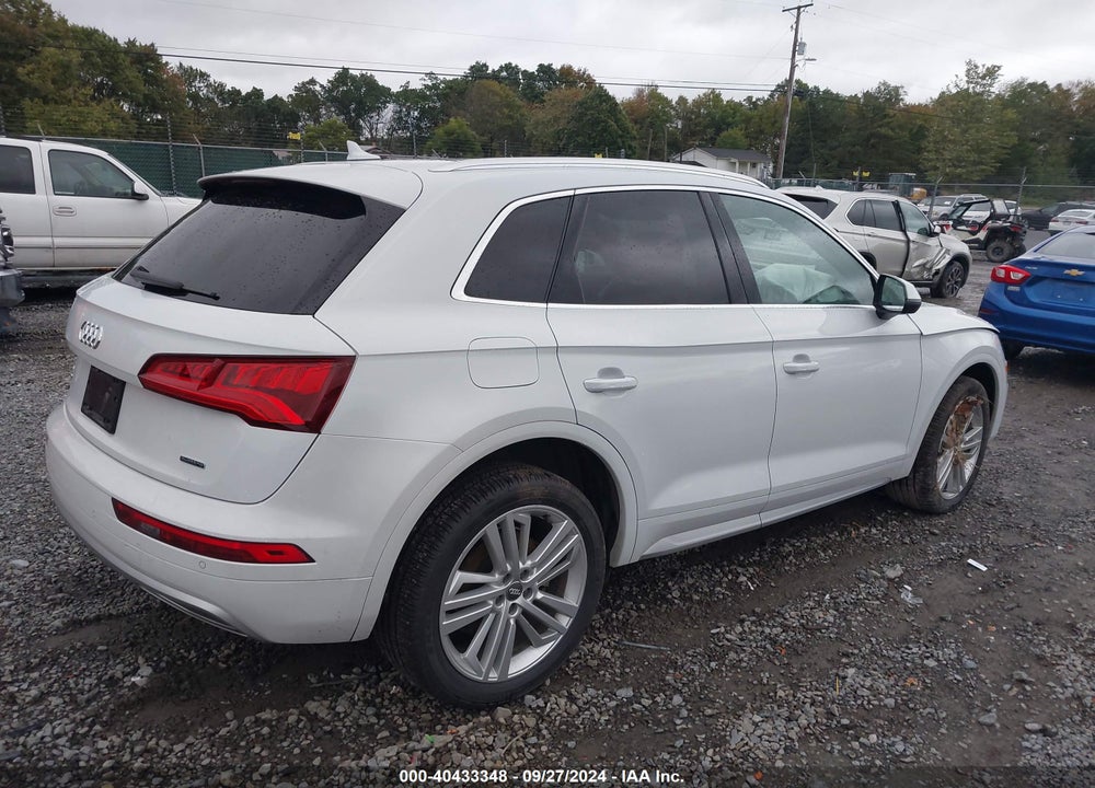 2019 AUDI Q5 45 PREMIUM VIN: WA1BNAFY6K2037827