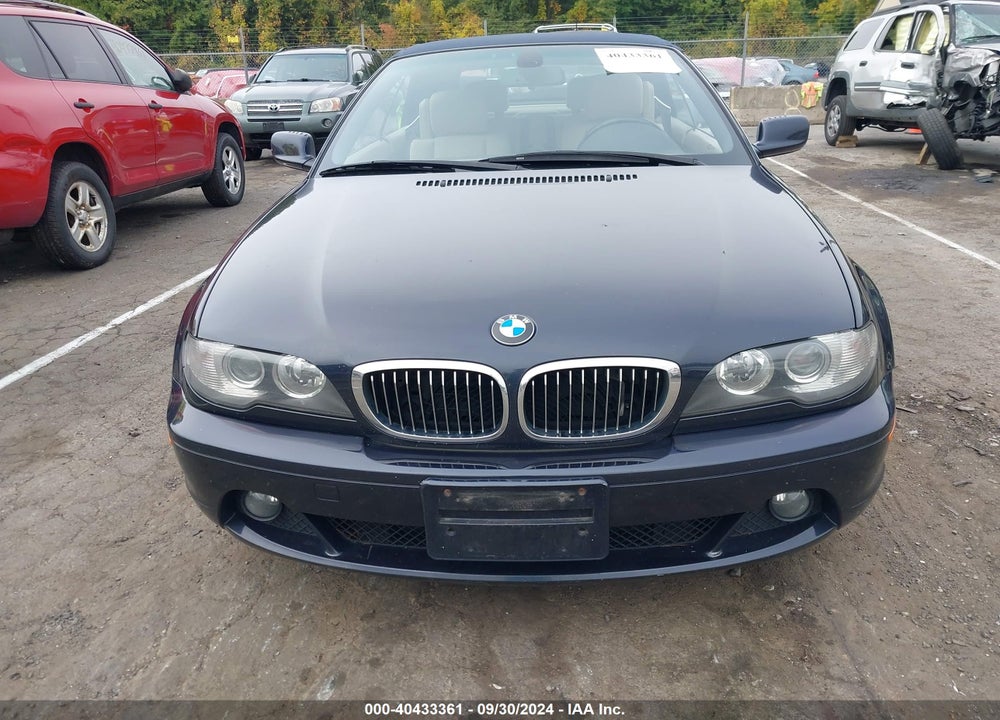 2006 BMW 325CI VIN: WBABW33476PX87887