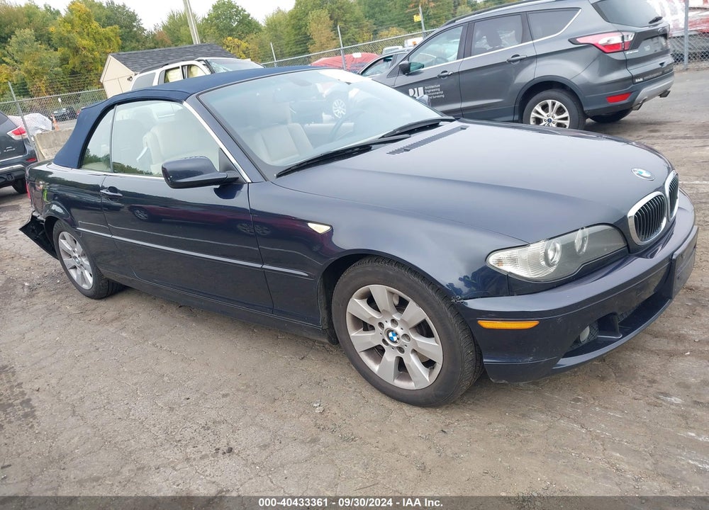 2006 BMW 325CI VIN: WBABW33476PX87887