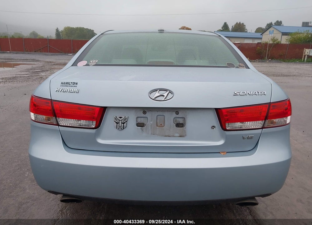 2007 HYUNDAI SONATA LIMITED/SE V6 VIN: 5NPEU46F17H296012