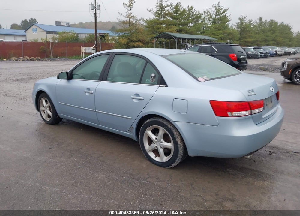 2007 HYUNDAI SONATA LIMITED/SE V6 VIN: 5NPEU46F17H296012