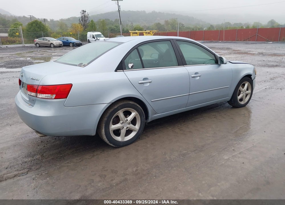 2007 HYUNDAI SONATA LIMITED/SE V6 VIN: 5NPEU46F17H296012
