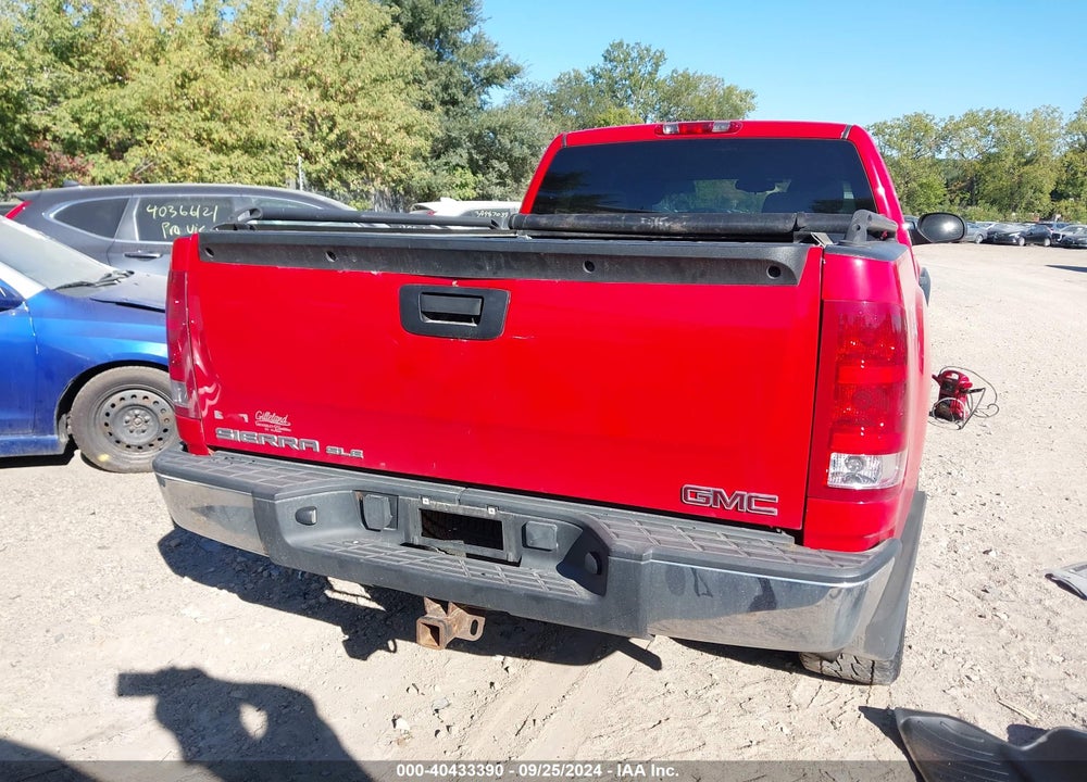 2009 GMC SIERRA 1500 SLE VIN: 1GTEK29059Z296866