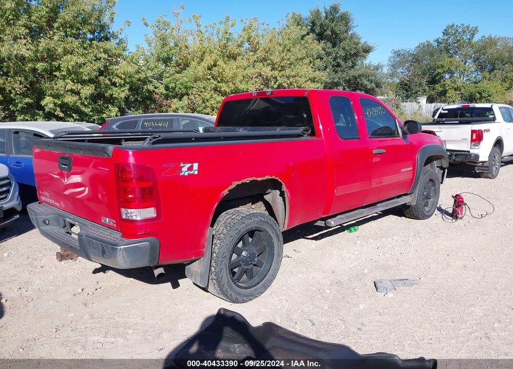2009 GMC SIERRA 1500 SLE VIN: 1GTEK29059Z296866