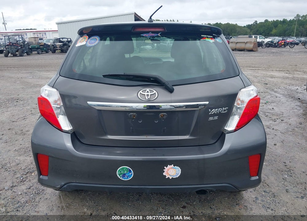 2012 TOYOTA YARIS SE VIN: JTDKTUD36CD513410