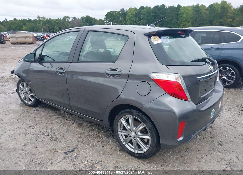 2012 TOYOTA YARIS SE VIN: JTDKTUD36CD513410