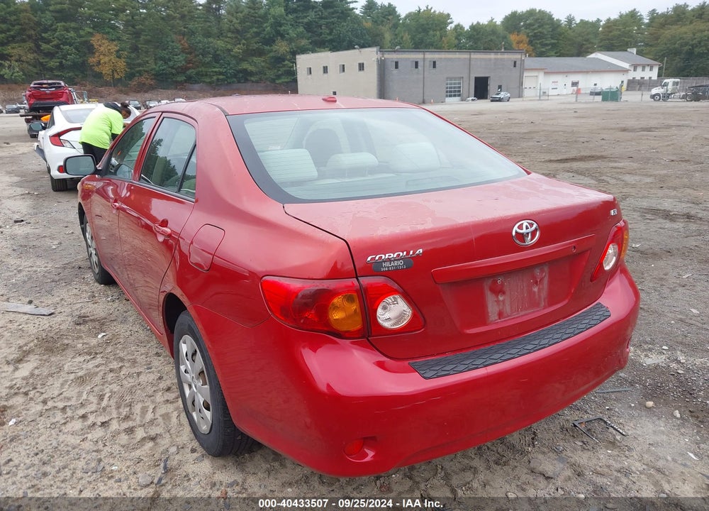 2009 TOYOTA COROLLA LE VIN: JTDBL40E899080725