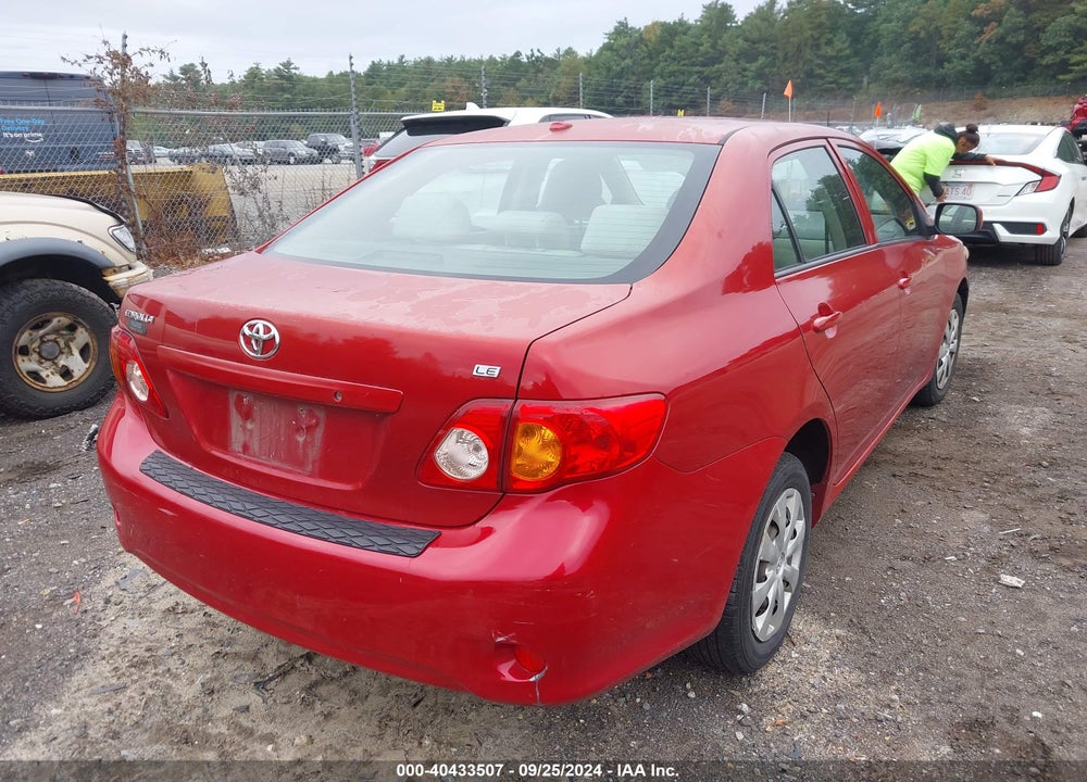 2009 TOYOTA COROLLA LE VIN: JTDBL40E899080725