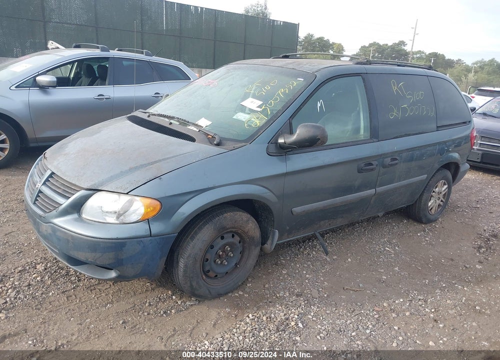 2007 DODGE CARAVAN SE VIN: 1D4GP25B67B109239
