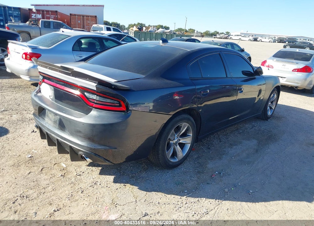 2016 DODGE CHARGER SXT VIN: 2C3CDXHG5GH251442