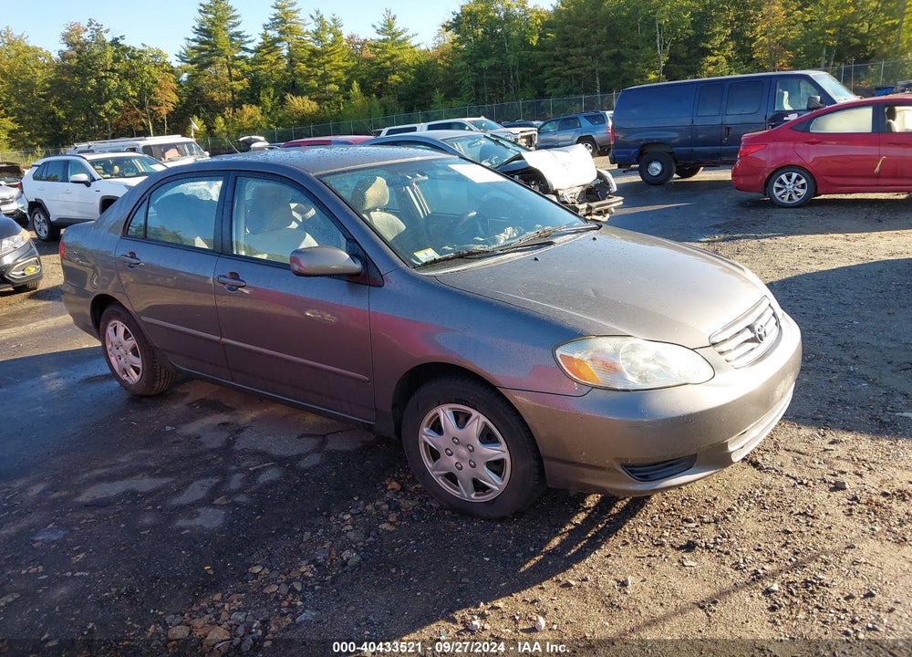 2003 TOYOTA COROLLA LE VIN: 2T1BR32E43C117812