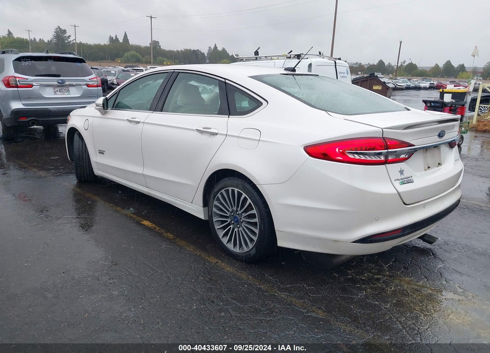 2018 FORD FUSION ENERGI VIN: 3FA6P0SU8JR260899