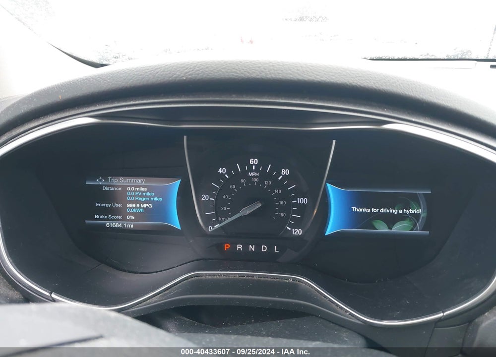 2018 FORD FUSION ENERGI VIN: 3FA6P0SU8JR260899
