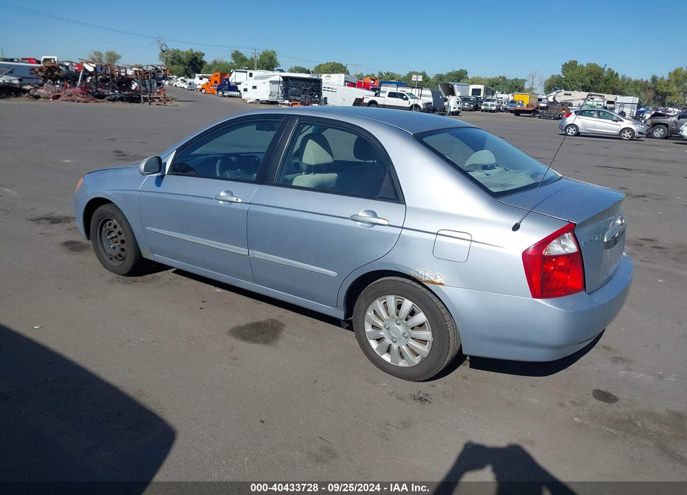 2005 KIA SPECTRA EX/LX/SX VIN: KNAFE121755165560