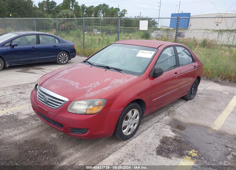 2009 KIA SPECTRA EX VIN: KNAFE222395594201