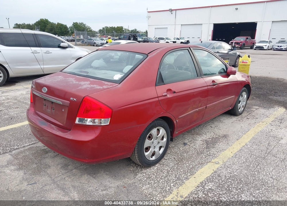 2009 KIA SPECTRA EX VIN: KNAFE222395594201