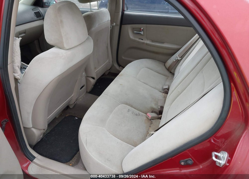2009 KIA SPECTRA EX VIN: KNAFE222395594201