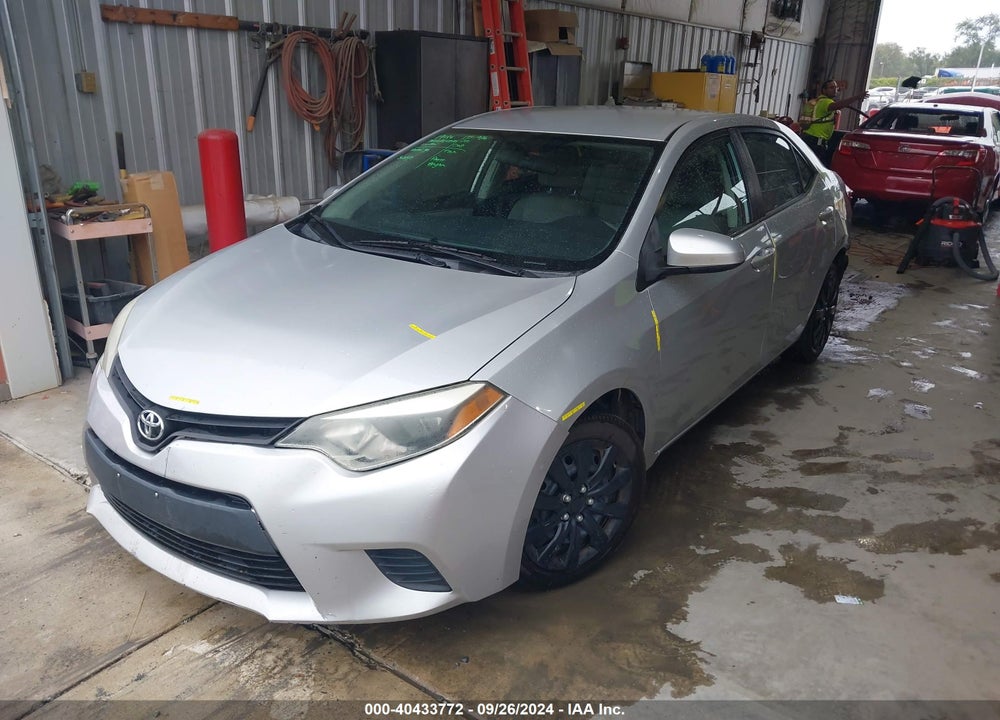 2014 TOYOTA COROLLA LE VIN: 5YFBURHE7EP078886