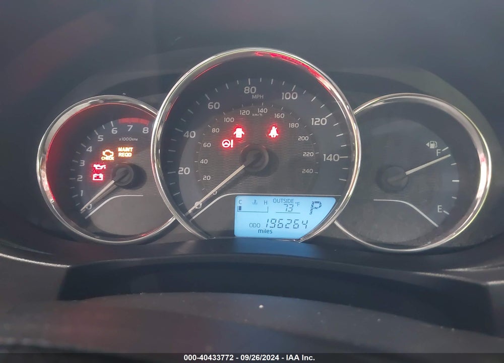 2014 TOYOTA COROLLA LE VIN: 5YFBURHE7EP078886
