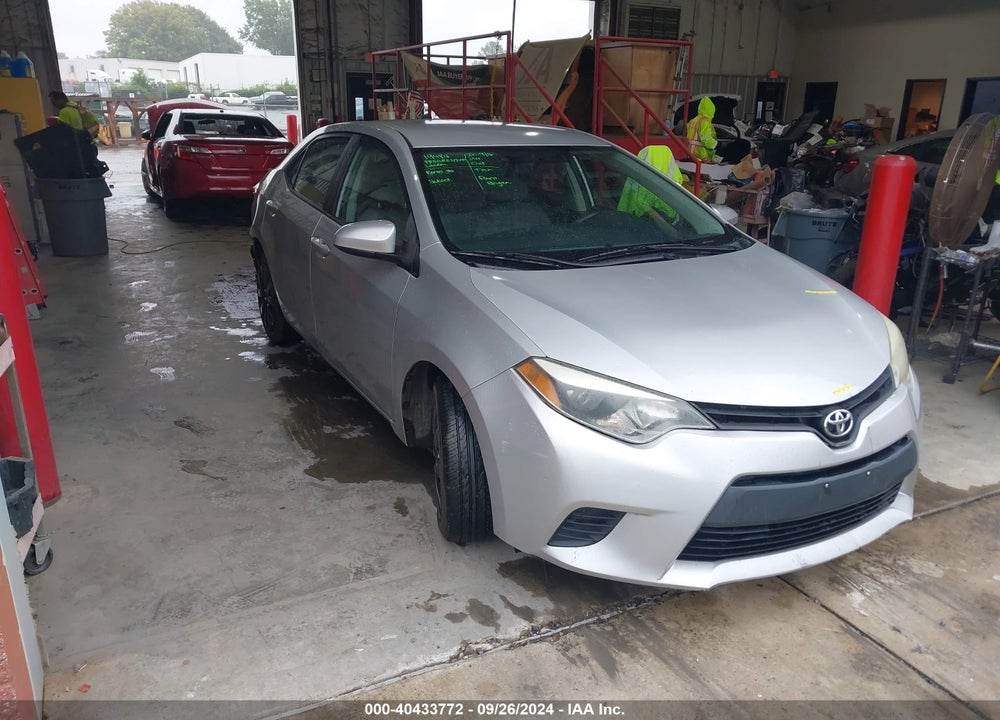 2014 TOYOTA COROLLA LE VIN: 5YFBURHE7EP078886