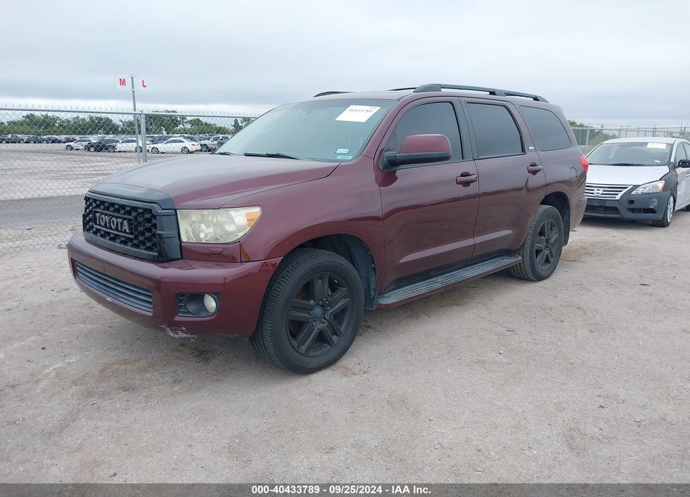 2008 TOYOTA SEQUOIA SR5 5.7L V8 VIN: 5TDBY64A18S009001