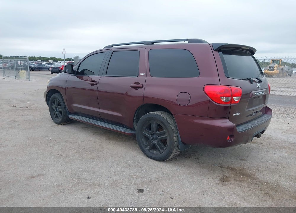 2008 TOYOTA SEQUOIA SR5 5.7L V8 VIN: 5TDBY64A18S009001