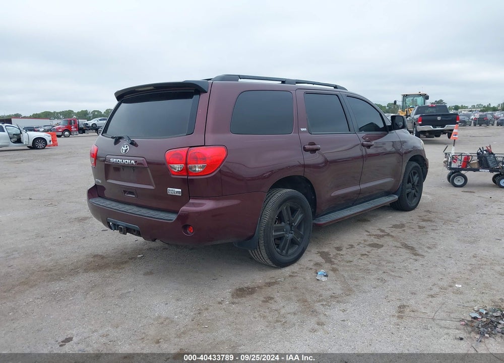 2008 TOYOTA SEQUOIA SR5 5.7L V8 VIN: 5TDBY64A18S009001
