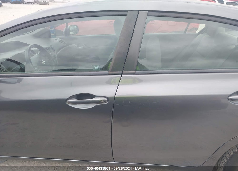 2012 HONDA CIVIC LX VIN: 19XFB2F51CE011961