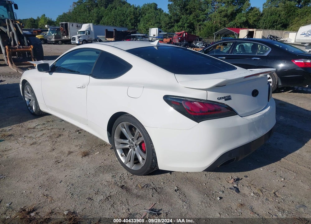 2012 HYUNDAI GENESIS 3.8 TRACK VIN: KMHHU6KH9CU079402