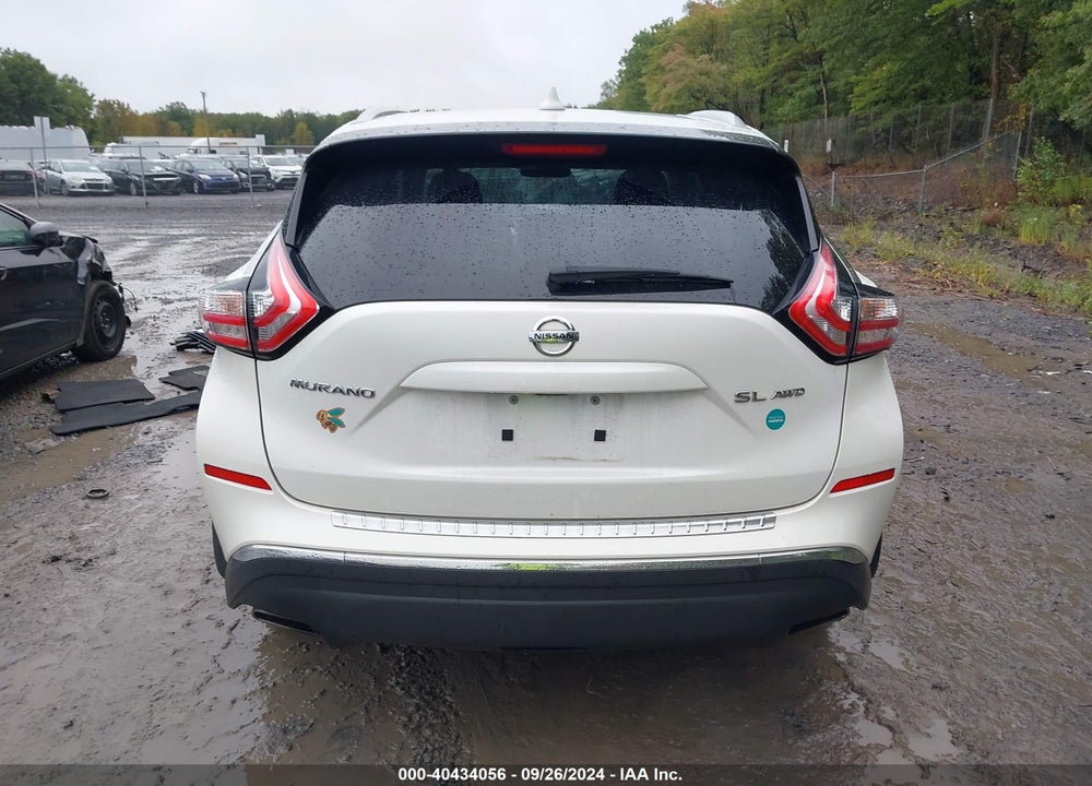 2018 NISSAN MURANO SL VIN: 5N1AZ2MH6JN164388
