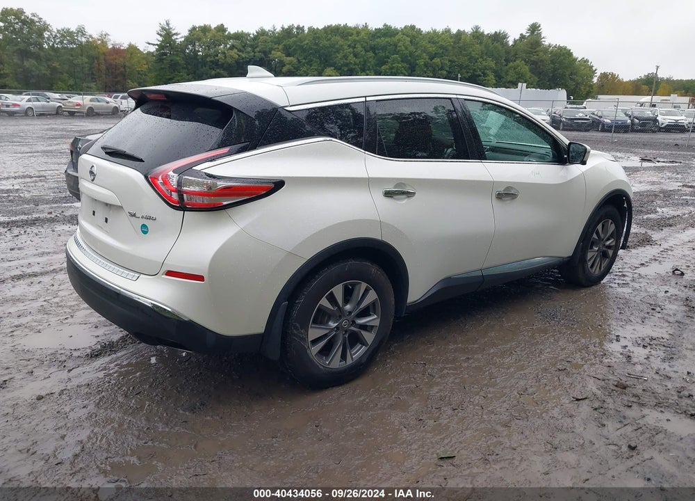2018 NISSAN MURANO SL VIN: 5N1AZ2MH6JN164388