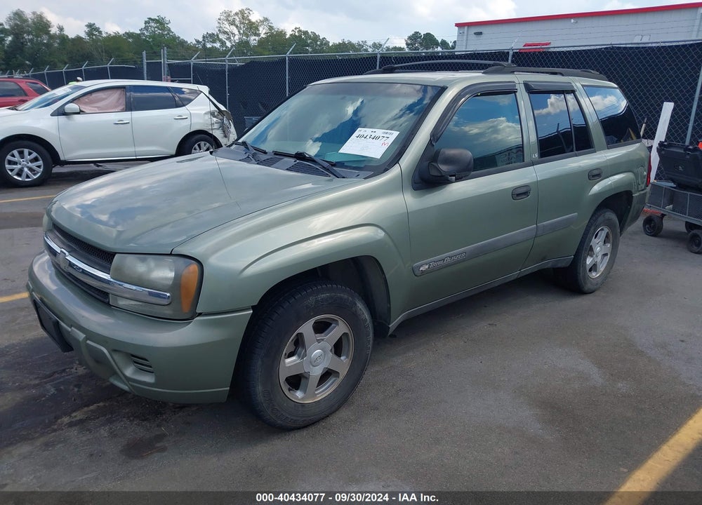 2004 CHEVROLET TRAILBLAZER LS VIN: 1GNDS13S742276983