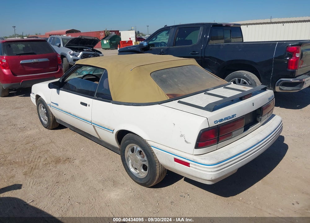 1991 CHEVROLET CAVALIER RS VIN: 1G1JC34T6M7192094
