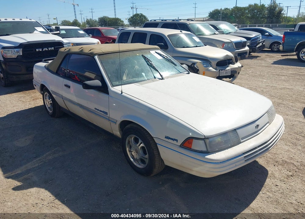 1991 CHEVROLET CAVALIER RS VIN: 1G1JC34T6M7192094