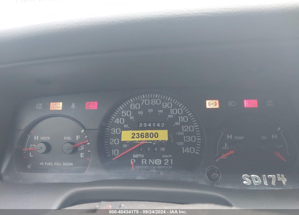2005 FORD CROWN VICTORIA POLICE VIN: 2FAFP71W75X175782