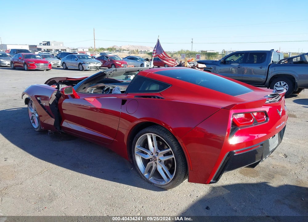 2014 CHEVROLET CORVETTE STINGRAY Z51 VIN: 1G1YM2D79E5100210