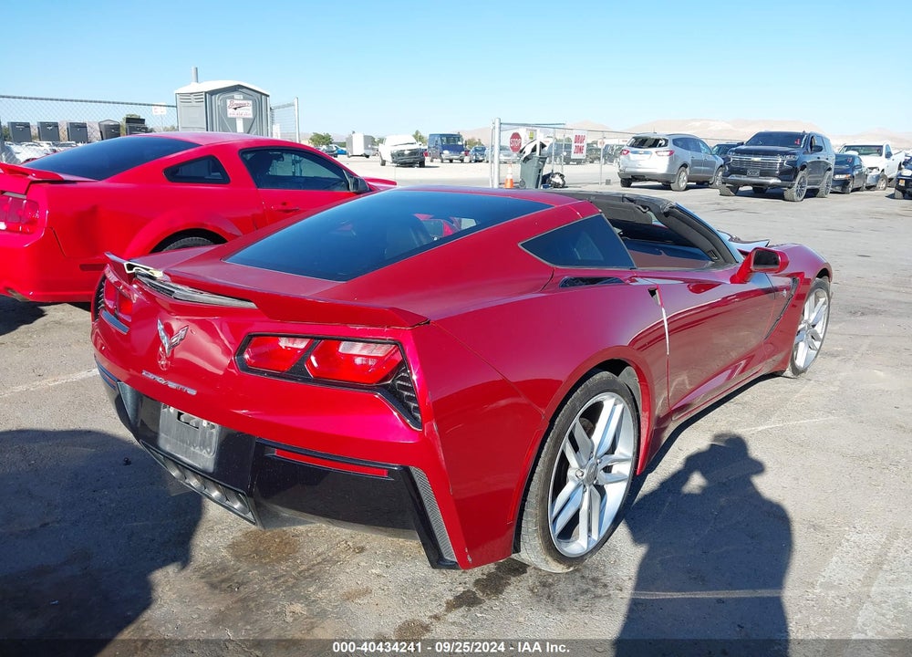 2014 CHEVROLET CORVETTE STINGRAY Z51 VIN: 1G1YM2D79E5100210