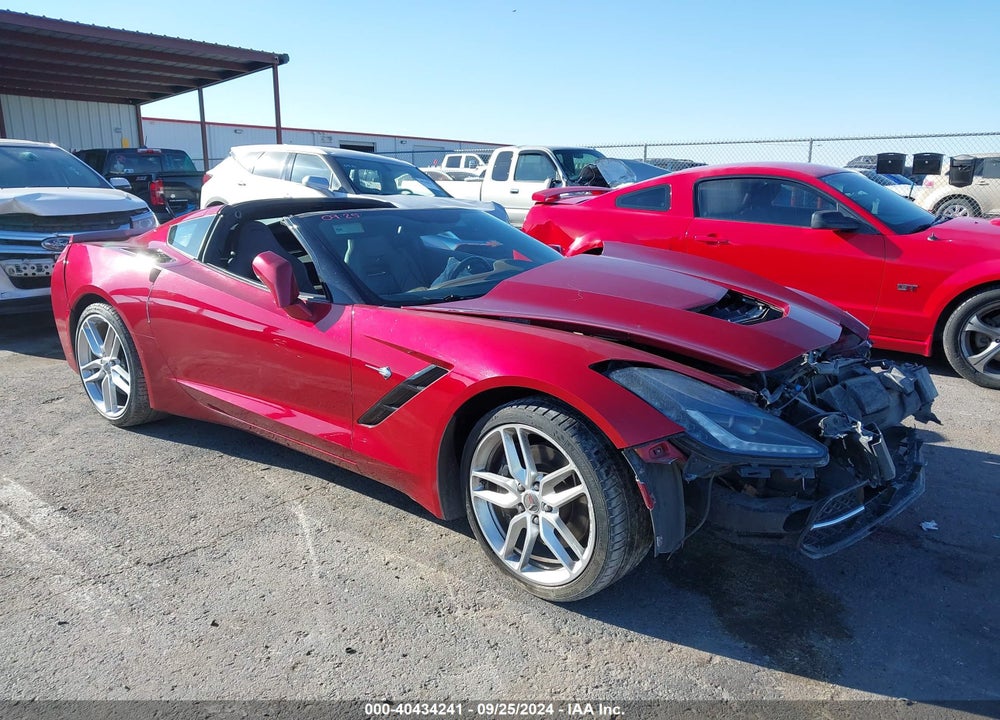 2014 CHEVROLET CORVETTE STINGRAY Z51 VIN: 1G1YM2D79E5100210